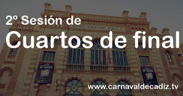 Segunda sesión de cuartos de final COAC 2015 - Martes 3 de febrero