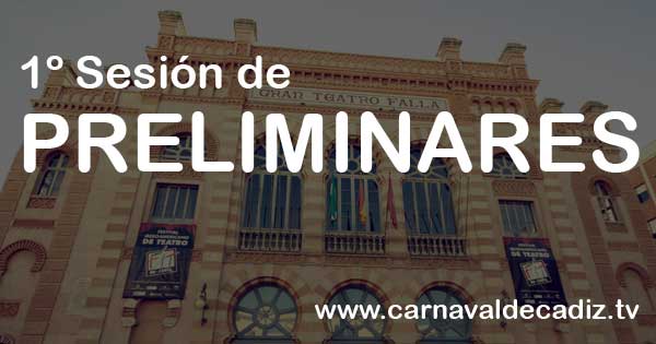Primera sesión de preliminares COAC 2015 - Viernes 16 de enero
